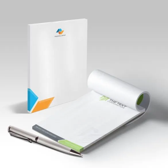Painted Edge Business Cards Premium Opaque Notepads