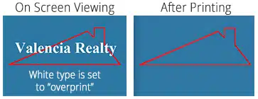 What Is Overprint, And How Can It Ruin My File? White-Text-with-OverPrint